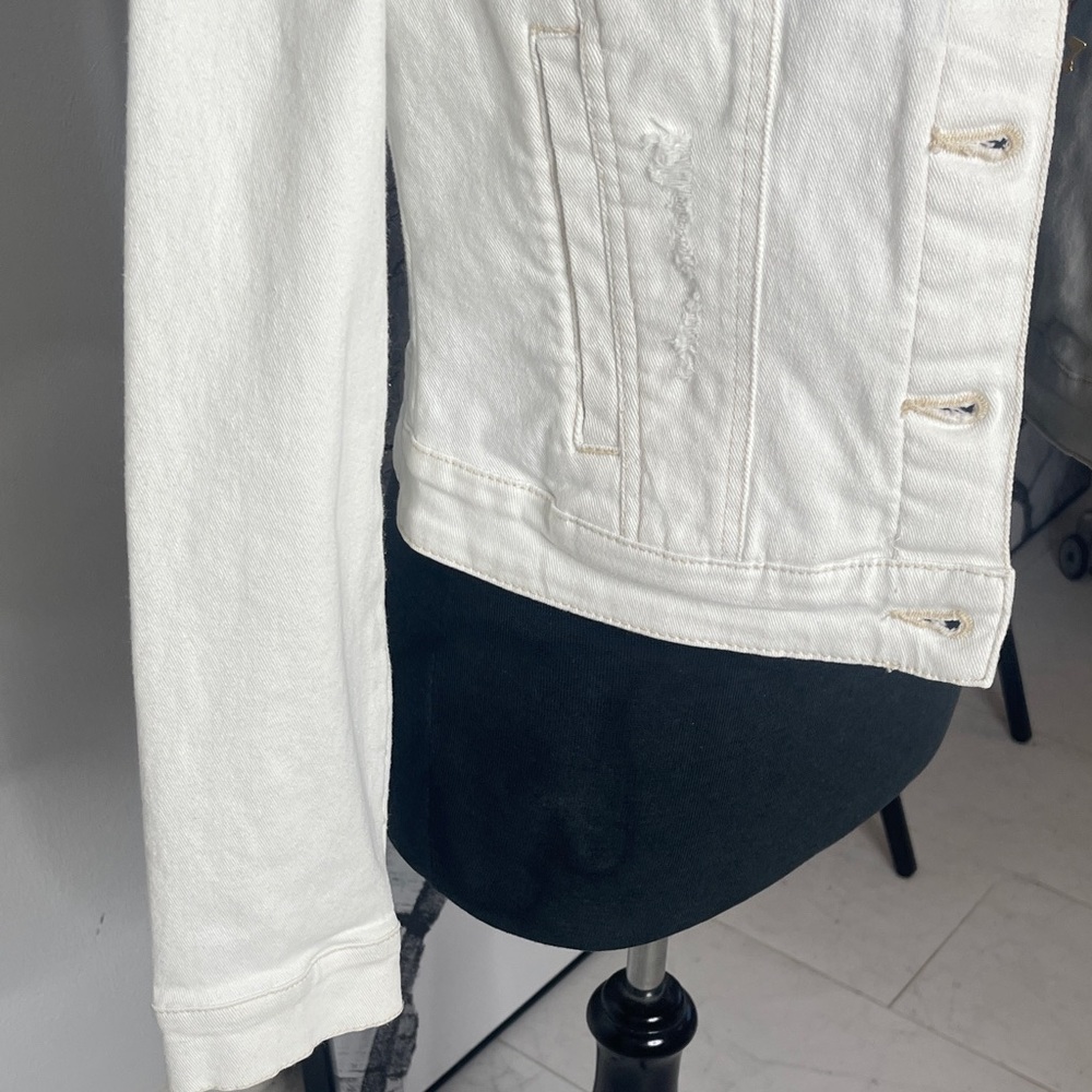 William Rast White Jean Jacket - Picture 4 of 8